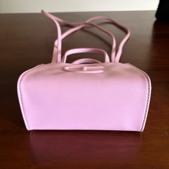 Telfar Small Shopping Bag Shoulder Crossbody Bag Pink Bubblegum - Picture 11 of 16